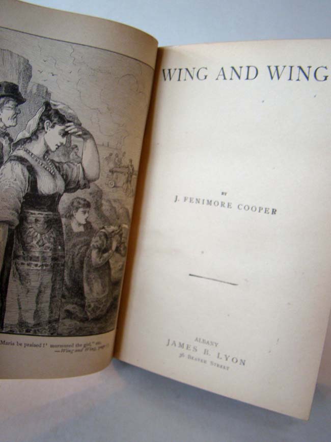 'Sea Tales,' four volumes, by James Fennimore Cooper, 19th century — image 6